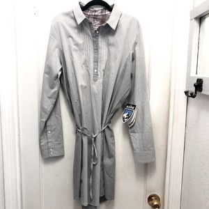 Kuhl Kiley Dress. Color: Ash/Lunar Dust Size Large. Tie at Waist. UPF 50